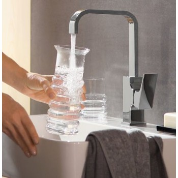 Смеситель для раковины Hansgrohe Metropol 230 c push-open клапаном 32511000 хром