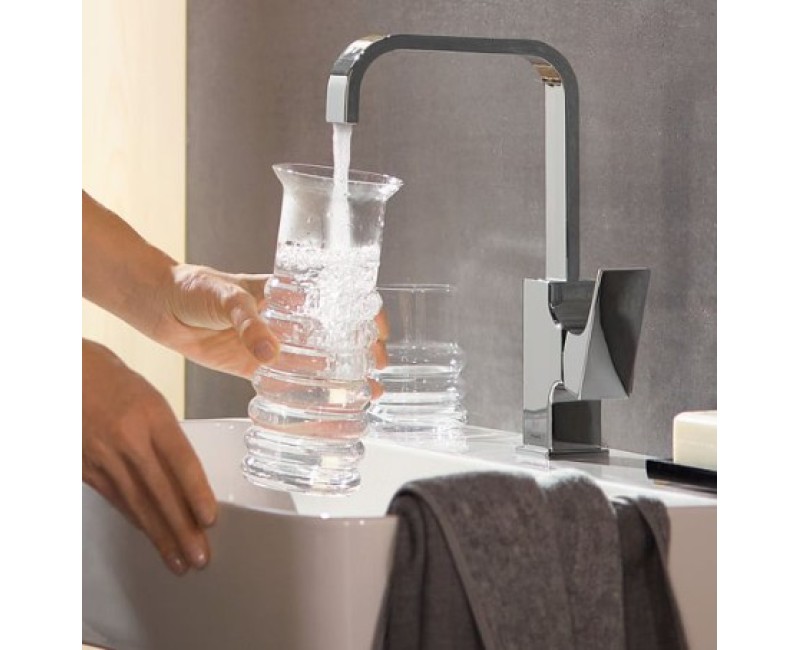 Смеситель для раковины Hansgrohe Metropol 230 c push-open клапаном 32511000 хром