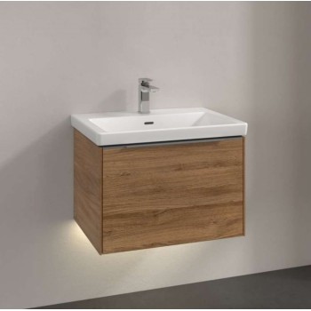 Vannas istabas skapītis Villeroy & Boch Subway 3.0, 62x43x48 cm, Kansas Ozols C575L0RH