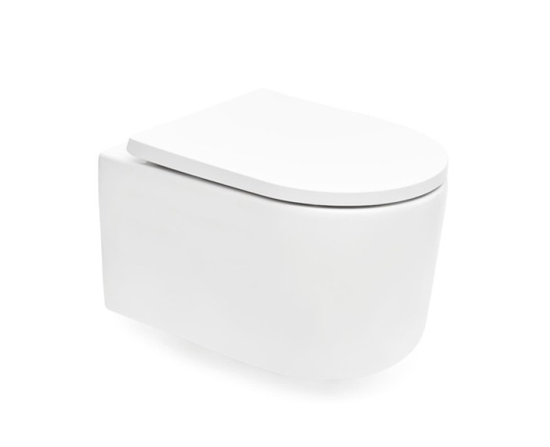 Tualetes poda komplekts Rāmis Jika ar podu Sat, SoftClose vāku un Hromētu pogu SIKOJSREX72