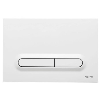 Tualetes poda komplekts Rāmis Vitra ar podu Vitra S60 Rimless, SoftClose vāku un Baltu pogu SIKOVSW3