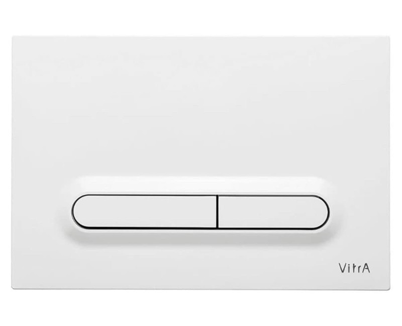 Tualetes poda komplekts Rāmis Vitra ar podu Vitra S60 Rimless, SoftClose vāku un Baltu pogu SIKOVSW3