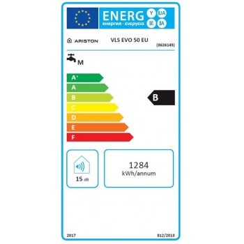 Водонагреватель (бойлер) ARISTON VELIS EVO 50 EU 40L вертикальный/горизонтальный (3626145)