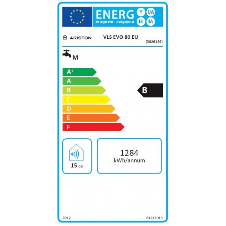 Ariston VELIS EVO 80 Ūdens sildītājs-boileris, 110104 Ariston VELIS EVO 80 Ūdens sildītājs-boileris, 110104