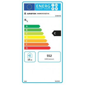 Elektriskais Ūdens Sildītājs (Boilers) ARISTON ANDRIS RS 30/3 EU virs izlietnes 30L (3100339)