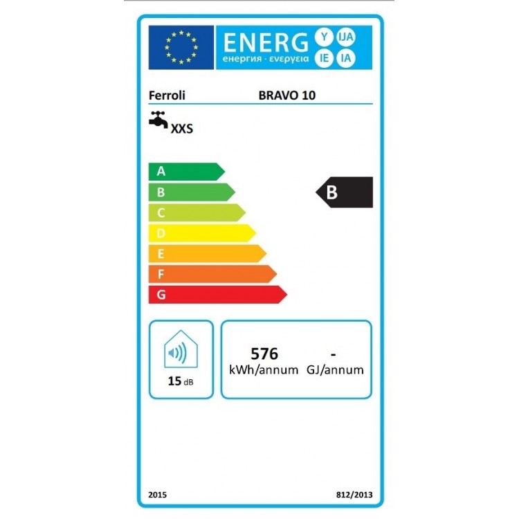Ferroli BRAVO Elektriskais ūdens sildītājs 10 L, virs izlietnes Ferroli BRAVO Elektriskais ūdens sildītājs 10 L, virs izlietnes