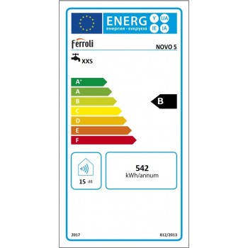 Ferroli NOVO Elektriskais ūdens sildītājs 5 L, virs izlietnes