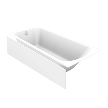 Vannas panelis O'Design Taisnstūra 170cm, Balts