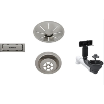 Virtuves izlietnes notekas komplekts Blanco InFino platīns 207425
