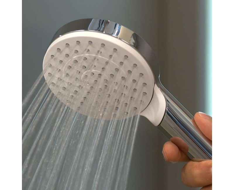 Dušas Klausule Hansgrohe Crometta, EcoSmart 9 l/min, balta/hroma 26333400