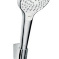 Душевой комплект Hansgrohe Croma Select S ручной душ, 4 режима струи, держатель и шланг 1,25 м, белый/хром 26421400
