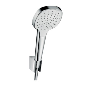 Душевой комплект  Hansgrohe Croma Select E, ручной душ со шлангом и держателем, белый/хром 26424400