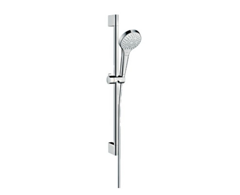 Душевой комплект Hansgrohe Croma Select S Multi EcoSmart 9 л/мин 0,65 м, белый/хром 26561400