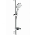 Душевой комплект Hansgrohe Croma Select S Vario 0,65 м с мыльницей Casetta, белый/хром 26566400