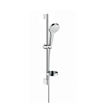 Душевой комплект Hansgrohe Croma Select S Vario 0,65 м с мыльницей Casetta, белый/хром 26566400