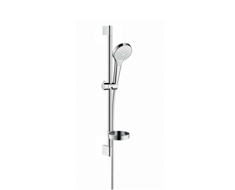 Душевой комплект Hansgrohe Croma Select S Vario 0,65 м с мыльницей Casetta, белый/хром 26566400