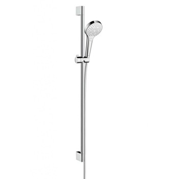 Душевой комплект Hansgrohe Croma Select S, Multi EcoSmart 9 л/мин 0,90 м, белый/хром 26571400