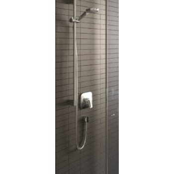 Душевой комплект Hansgrohe Croma Select E Multi, 3 типа струи, белый/хром 26590400