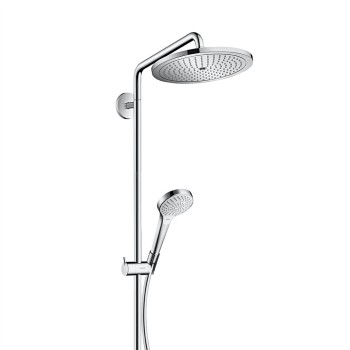 Dušas sistēma Hansgrohe Croma Select termostatiskā vannas maisītājs 280 Showerpipe ar piederumiem, hroms 26792000