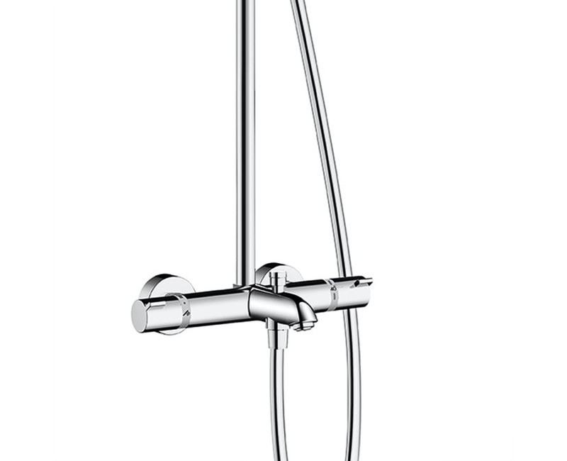 Душевая система Hansgrohe Croma Select термостатический смеситель для ванны Showerpipe 280 с аксессуарами, хром 26792000