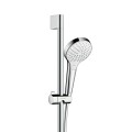 Душевая система Hansgrohe Croma Select S Vario с термостатом, 3 режима струи, штанга 90 см, белый/хром 27014400