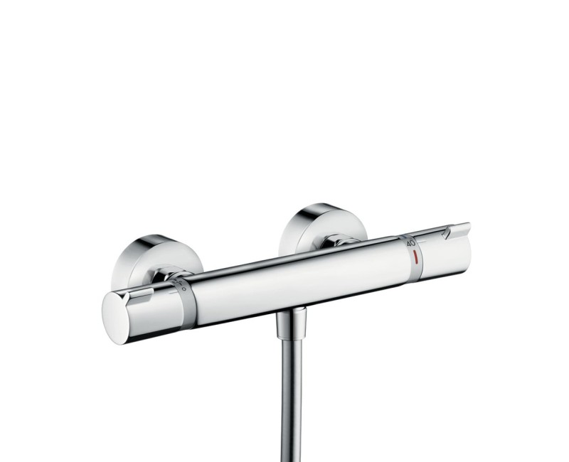 Душевая система Hansgrohe Croma Select S Vario с термостатом, 3 режима струи, штанга 90 см, белый/хром 27014400