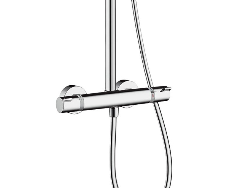 Dušas sistēma Hansgrohe Croma Select S SemiPipe Multi ar termostatu, balts/hroms 27247400