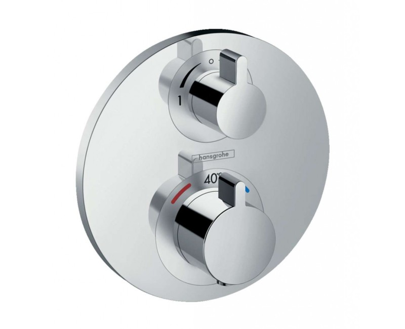 Dušas sistēma Hansgrohe Croma 280, ar Ecostat S termostatu, iebūvējams, hroms 27954000