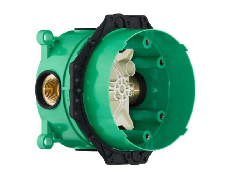 Dušas sistēma Hansgrohe Croma 280, ar Ecostat S termostatu, iebūvējams, hroms 27954000