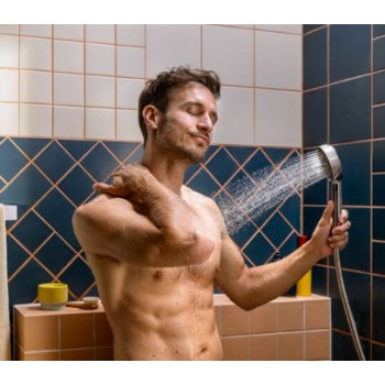 Душевой набор Hansgrohe Activera S, ручной душ, штанга и шланг, EcoSmart, хром 28041000