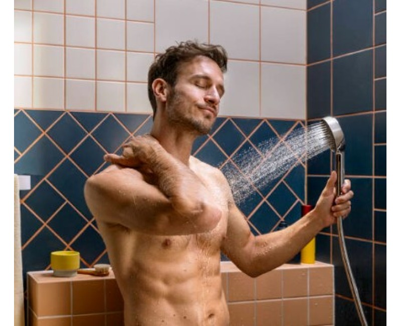 Душевой набор Hansgrohe Activera S, ручной душ, штанга и шланг, EcoSmart, хром 28041000