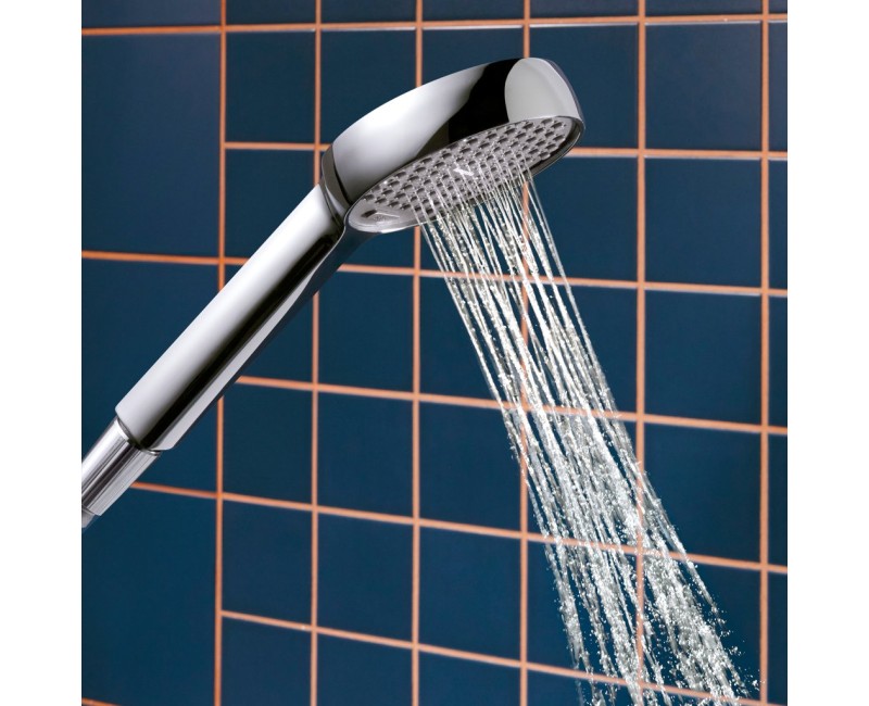 Dušas Komplekts Hansgrohe Activera Select S Rokas duša, stienis un šļūtene, 2 plūsmas, EcoSmart+, hroms 28045000