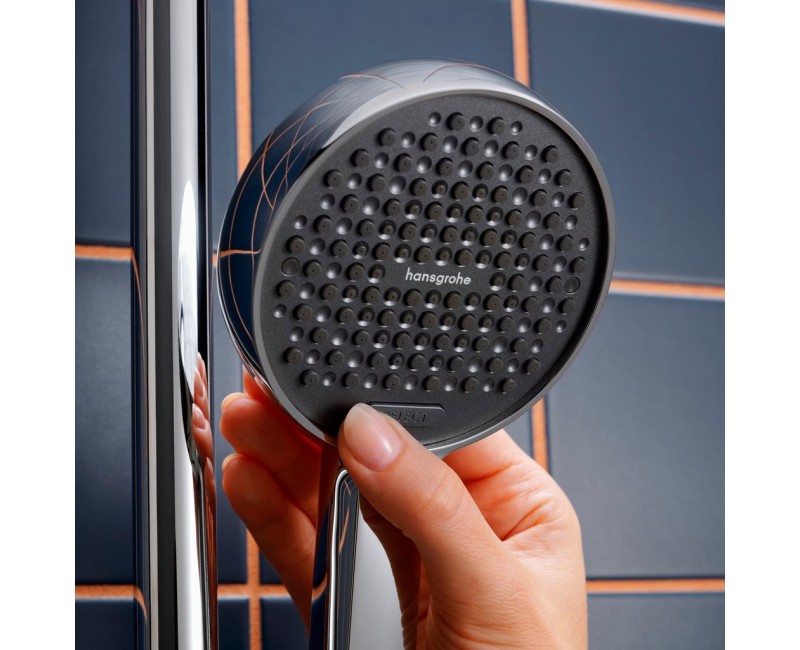 Dušas Komplekts Hansgrohe Activera Select S Rokas duša, stienis un šļūtene, 2 plūsmas, EcoSmart+, hroms 28045000