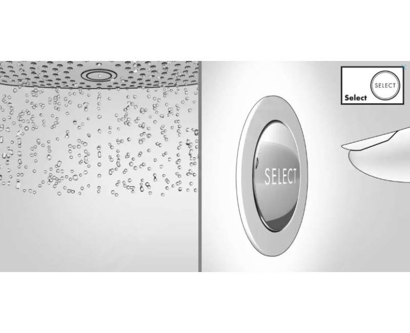 Dušas Komplekts Hansgrohe Activera Select S Rokas duša, turētājs un šļūtene, 2 plūsmas, EcoSmart, matēti melna 28054670