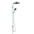 Dušas komplekts Hansgrohe Activera S D 24 cm, 2 plūsmas, EcoSmart, hroms 28074000