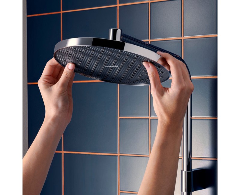 Dušas Sistēma Hansgrohe Activera S D 24 cm, 2 plūsmas veidi, EcoSmart, hroms 28875000