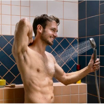 Dušas Sistēma Hansgrohe Activera Select S ar termostatu, 2 plūsmas režīmi, EcoSmart, hroms 28876000