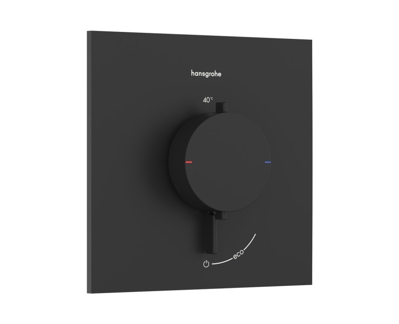 Dušas maisītājs Hansgrohe Ecostat Comfort E ar termostatu iebūvējams, matēti melns 33710670