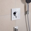 Смеситель для душа Hansgrohe Ecostat Comfort E с термостатом для скрытого монтажа, на 2 устройства, хром 33711000