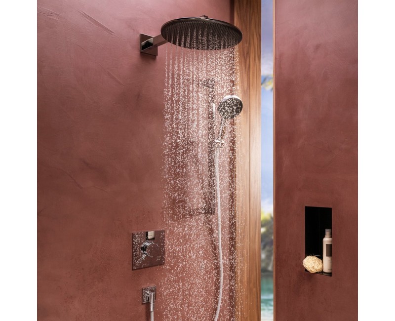 Смеситель для душа Hansgrohe Ecostat Comfort E с термостатом для скрытого монтажа, на 2 устройства, хром 33711000