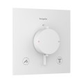 Dušas maisītājs Hansgrohe Ecostat Comfort E ar termostatu iebūvējams, 2 ierīcēm, matēti balts 33711700