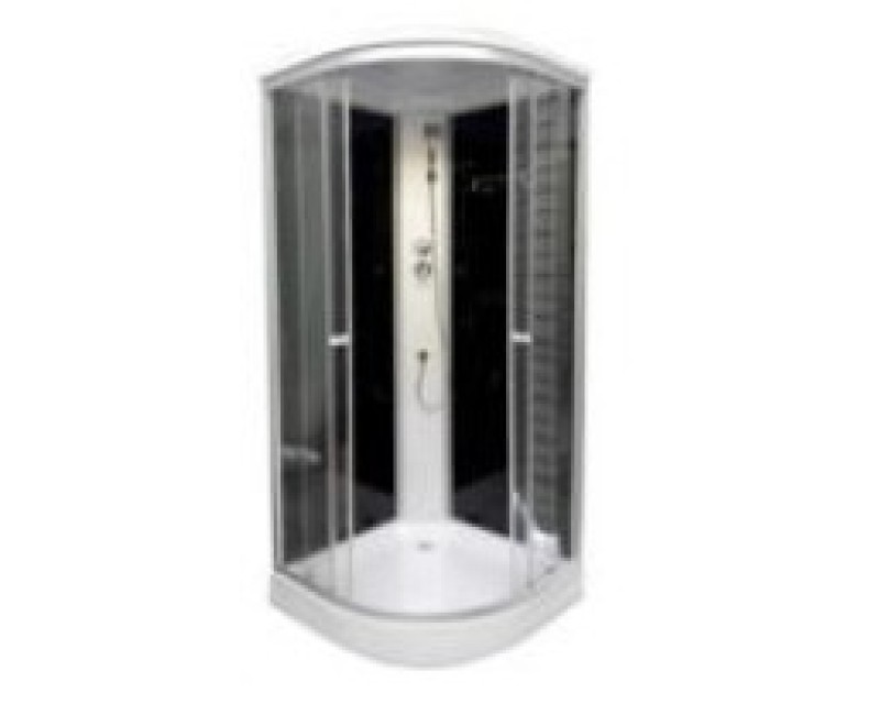 Dušas kabīne Kame TISA 90x90cm, R500, (Dušas stūris ar durvīm) caurspīdīgs stikls,  45661111 OUTLET