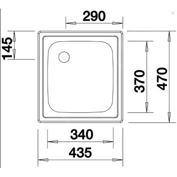 Кухонная мойка BLANCO TOP EE 4X4 Natural O.AFS, нержавеющая сталь, натуральная отделка, 501065