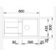 Virtuves izlietne BLANCO METRA 5 S SILG PDUR Black O.AF SILGRANIT™ 525919