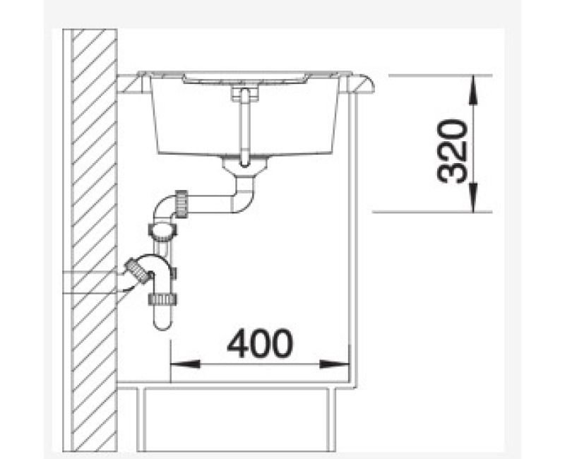 Кухонная мойка BLANCO METRA 5 S SILG PDUR Серый камень O.AF SILGRANIT™ 518872