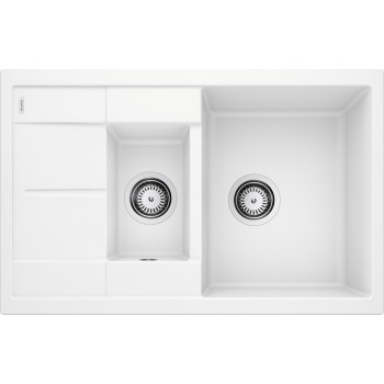 Кухонная мойка BLANCO METRA 6 S compact SILG PDUR White M. AF SILGRANIT™, PuraDur™, White 513468