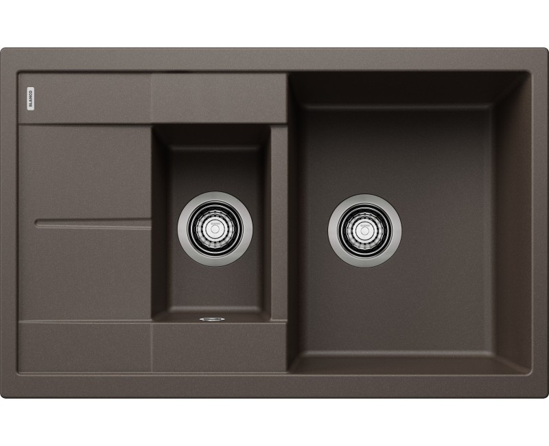 Кухонная мойка BLANCO METRA 6 S compact SILG PDUR Coffee M. AF SILGRANIT™, PuraDur™, Coffee 515044