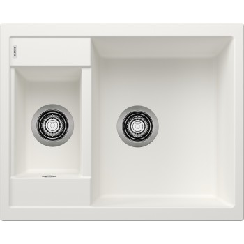 Virtuves Izlietne BLANCO METRA 6 SILG PDUR White O.ZUB O.AF SILGRANIT™, PuraDur™, Balta 516173