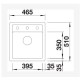 Virtuves izlietne BLANCO DALAGO 45 SILG Volcano grey M.AF SILGRANIT™ 527242