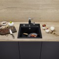 Кухонная мойка BLANCO DALAGO 45 SILG PDUR Black M.AF SILGRANIT™ 525869